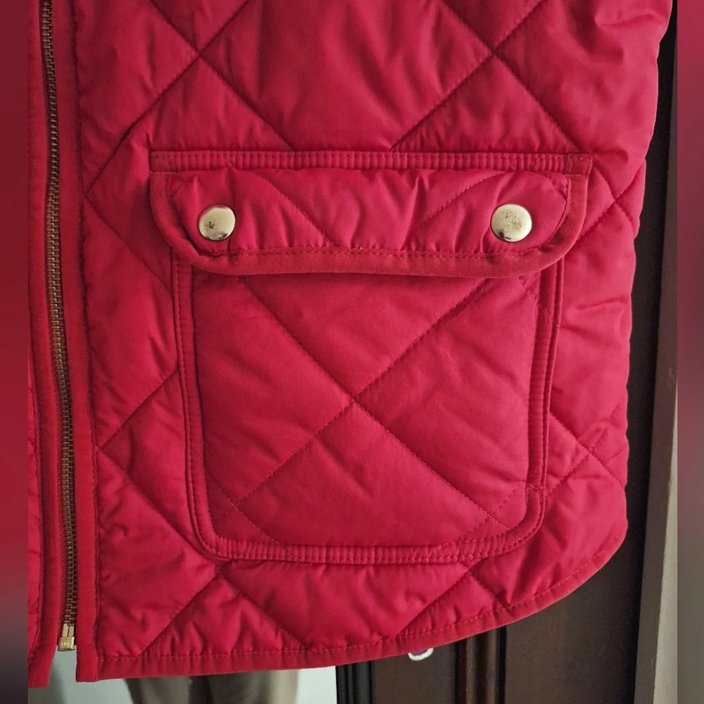 J. CREW | Mercantile Quilted Puffer Vest w/ Snap Pockets